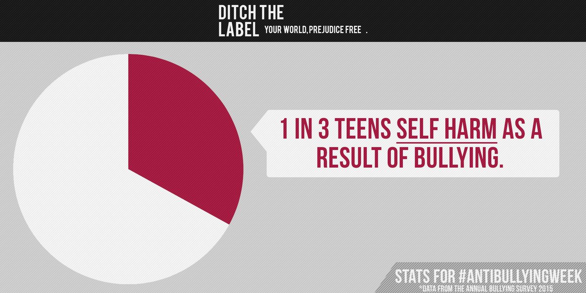 DitchtheLabel's tweet photo. 'Oh it's just harmless fun, kids being kids' - wrong. #AntiBullyingWeek https://t.co/RFAmY9Qx4P