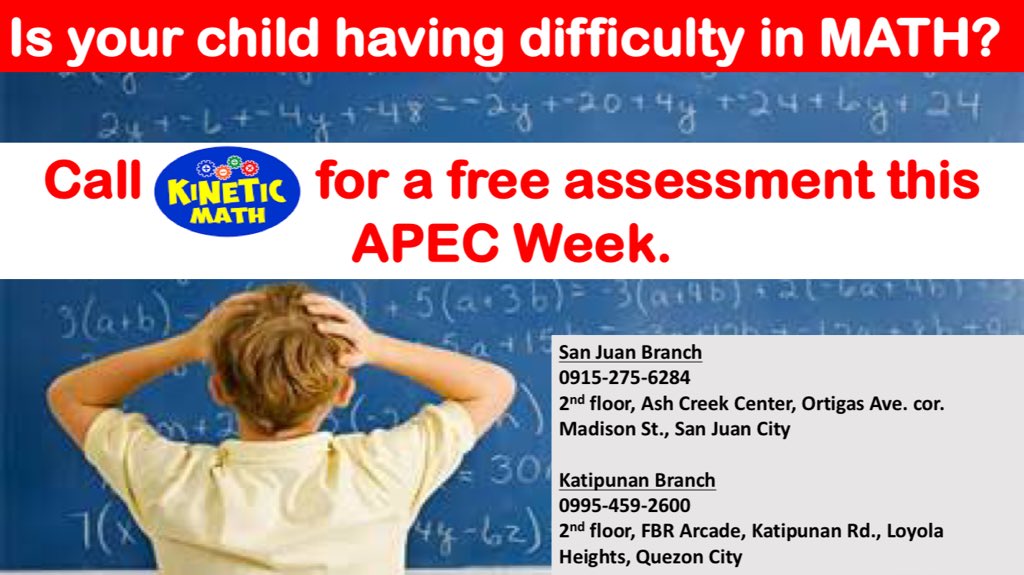 KineticMath's tweet photo. Call KINETIC MATH now to schedule your free assessment this week. #kineticmath #singaporemath #mathtutorial #sgmath https://t.co/Z8P1nlL3dU