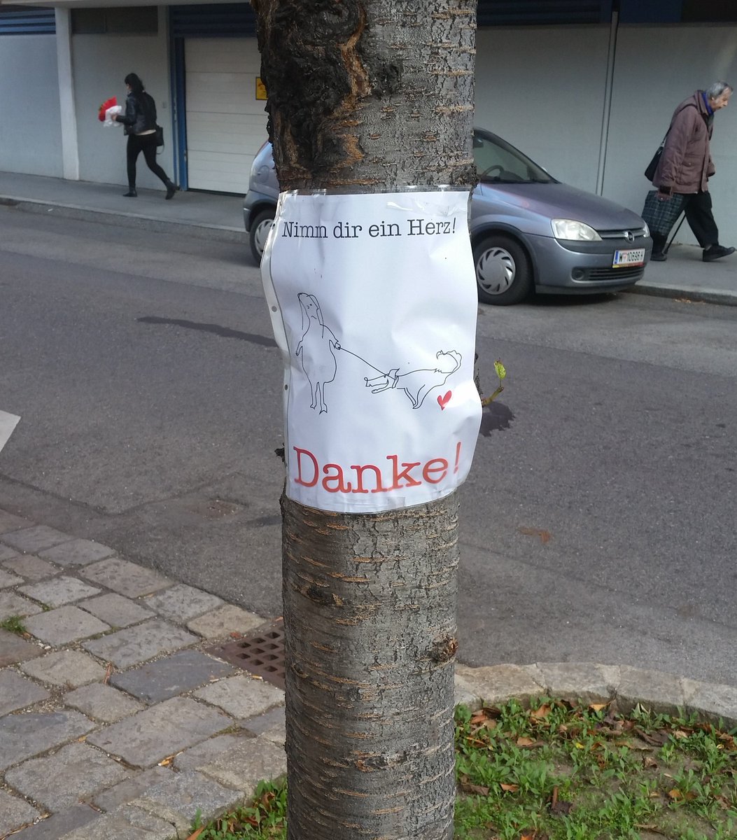 #Nachbarschaftsfrieden #SackerlfürsGackerl #Brigittenau