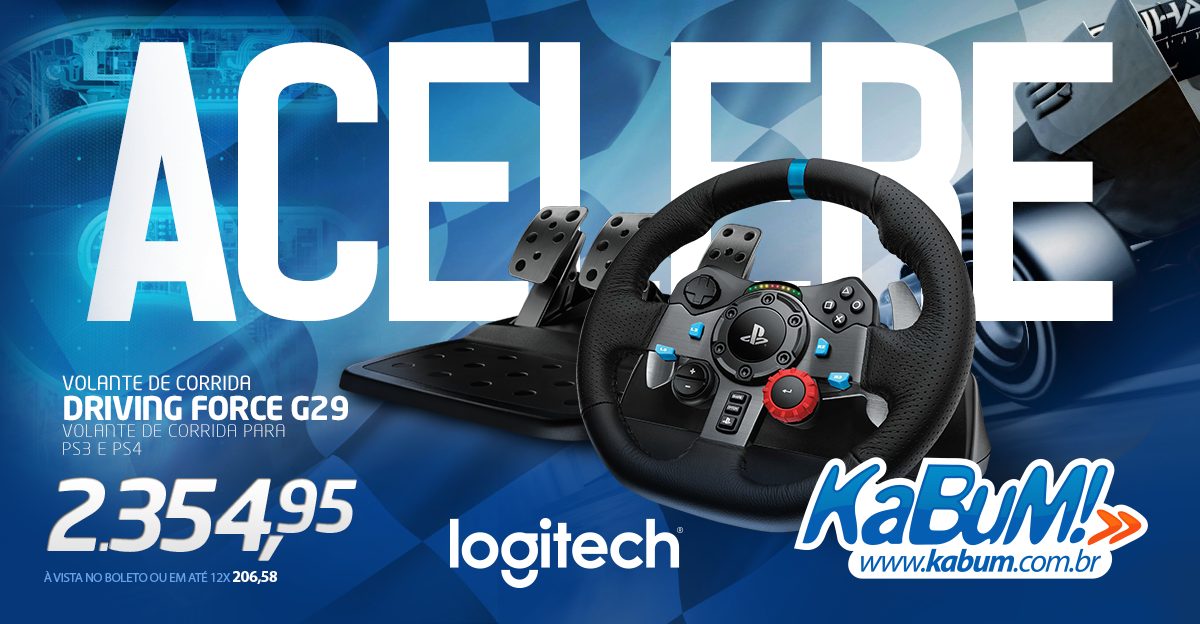 Volante logitech g29 driving force ps3 ps4 pc