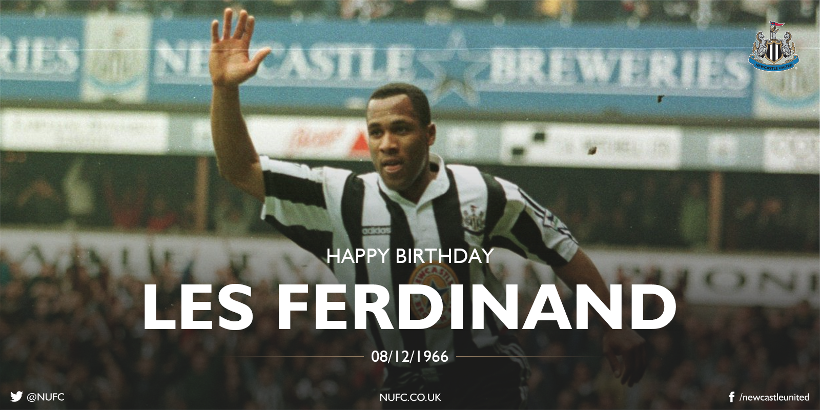 Good morning! We wish former Newcastle United striker Les Ferdinand a very happy 49th birthday! 