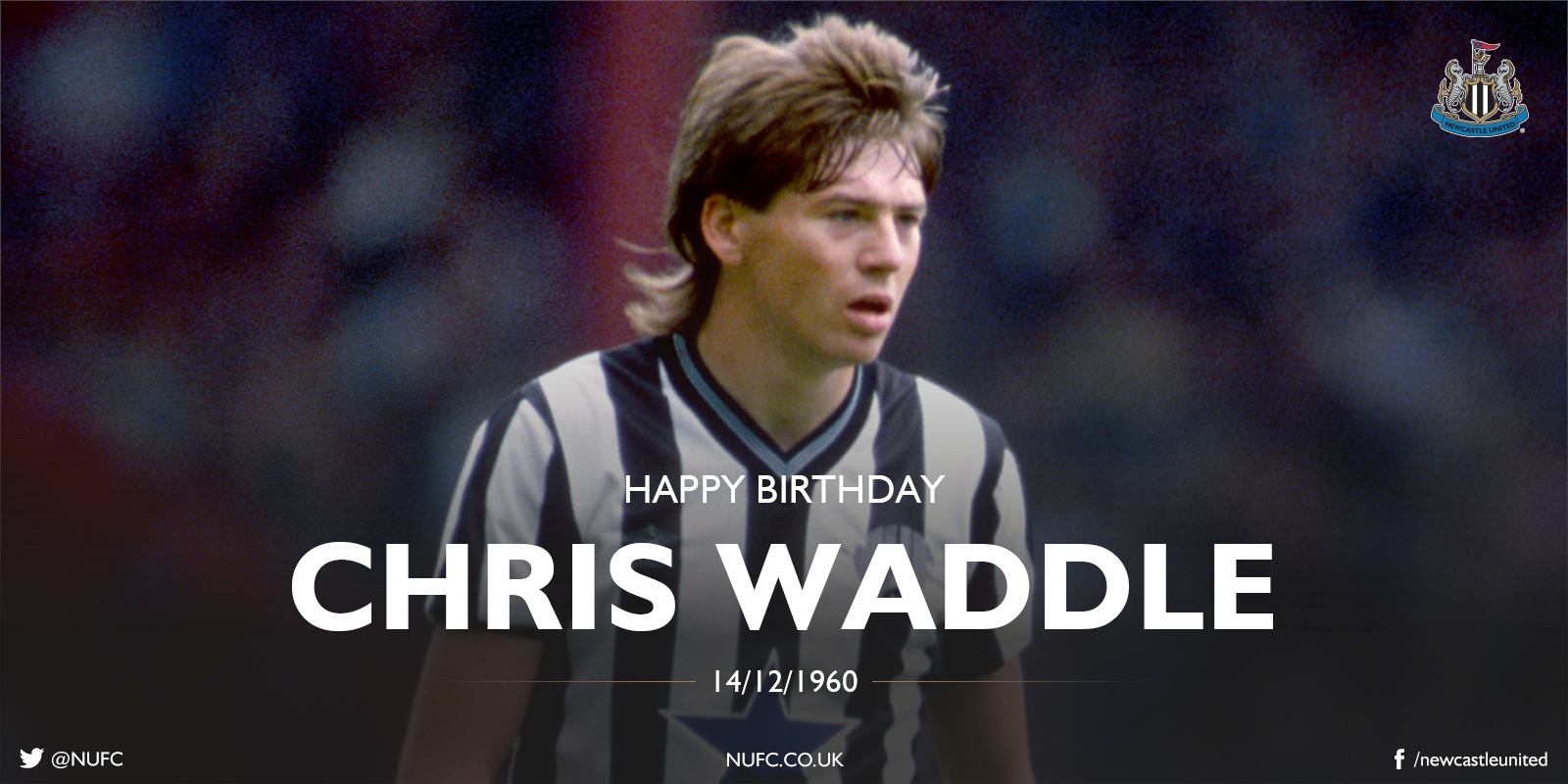 Happy birthday to former Newcastle United midfielder Chris Waddle, who turns 55 today. 