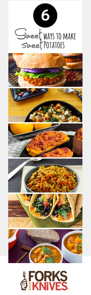 ForksOverKnives's tweet photo. Tis the season for sweet potato deliciousness! https://t.co/30Gg9l05Dv https://t.co/tGOu052f9x