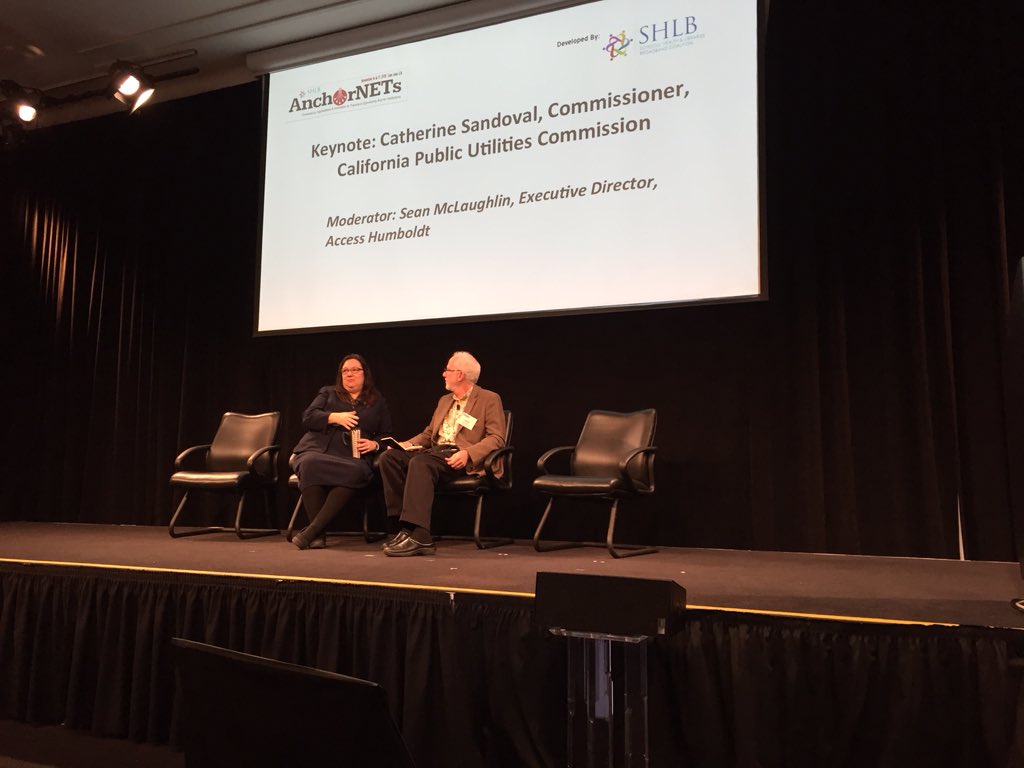 BroadbandCensus's tweet image. Catherine Sandoval of the Cal. PUC speaks at #anchornets #broadband here - highlights ill-served tech #TribalNations