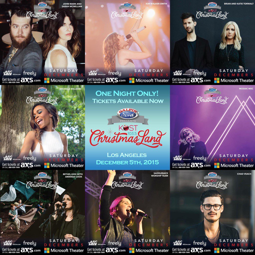 ChristmasLandLA's tweet photo. ChristmasLand is bringing one of the largest worship nights in LA history to Microsoft Theater December 5th, 7pm. https://t.co/GHmPWJszoH
