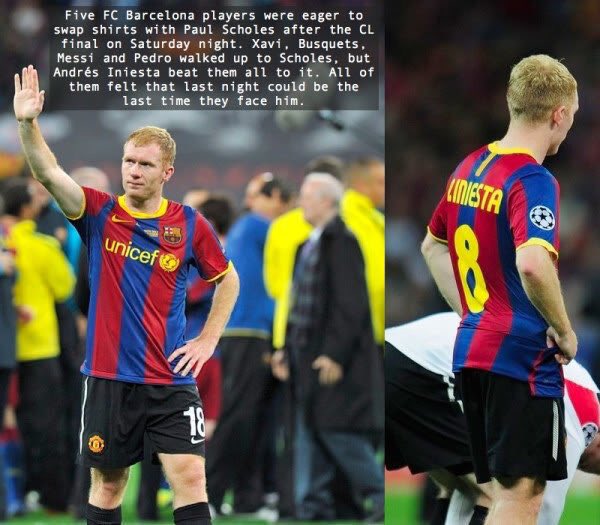 Happy 41st Birthday to one of the best midfielders in the history of the beautiful game. We miss you Paul Scholes. 