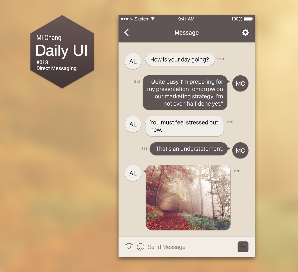 MiChang_tw's tweet photo. #DailyUI #013 #DirectMessaging by @Daily_UI #UIdesign #UI #UXdesign #dribbbleinvite https://t.co/chVCieooqi https://t.co/PST7srLtQn