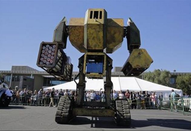 APBusiness's tweet photo. Battle of the giant robots. It's coming. https://t.co/II41WkrPcJ #usvsjapan https://t.co/YlSRjeQArv