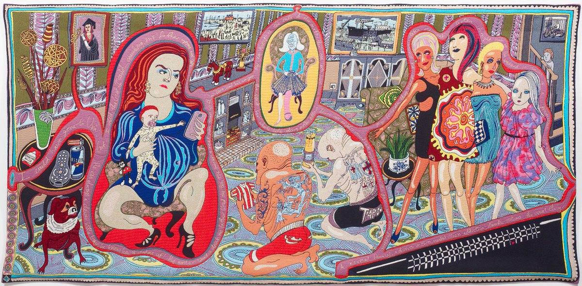 VictoriaArtBath's tweet photo. Grayson Perry: The Vanity of Small Differences at Victoria Art Gallery. Opens 9 January 2016 https://t.co/RRENq7H9qv https://t.co/sp5u13M65L