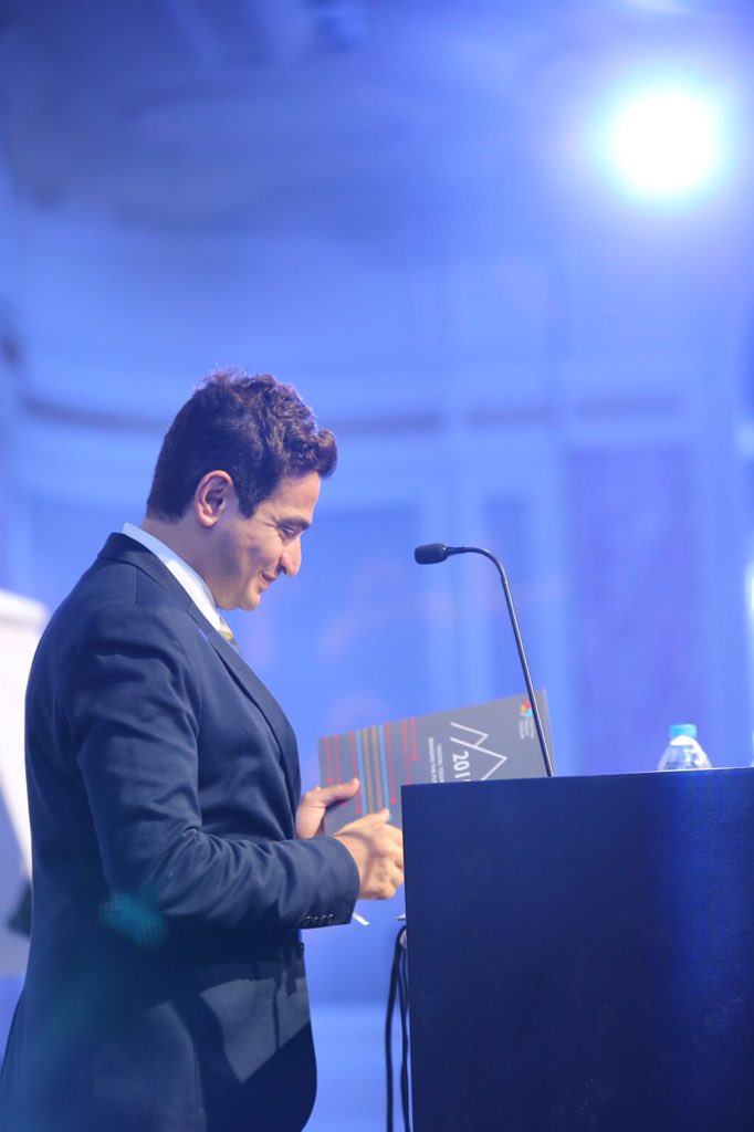 ScoopEmpire's tweet photo. Shout out to #DMFCairo2015's amazing MC @SherifNourIldin for a job well done! https://t.co/0ViKasrx6t
