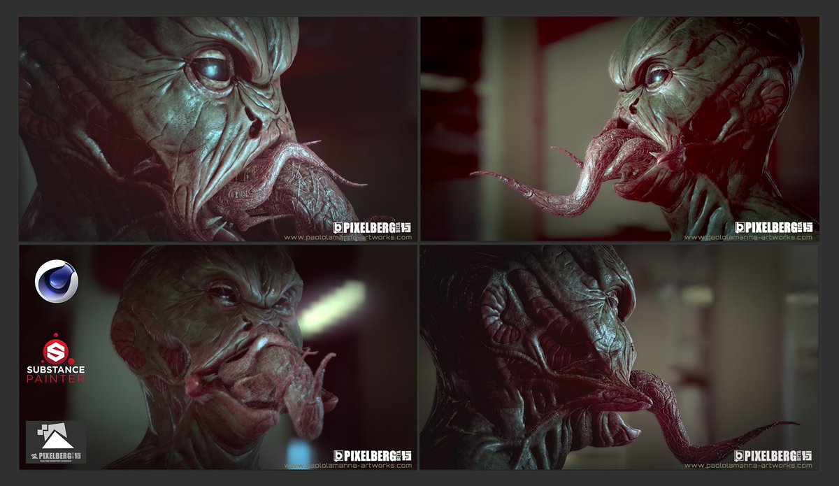 PaoloLamanna's tweet photo. Last test!
#realtime #frostsoft #pixelberg #realtimerender #substancepainter #monster #allegorithmic #paololamanna https://t.co/HIlZ9aPmoT