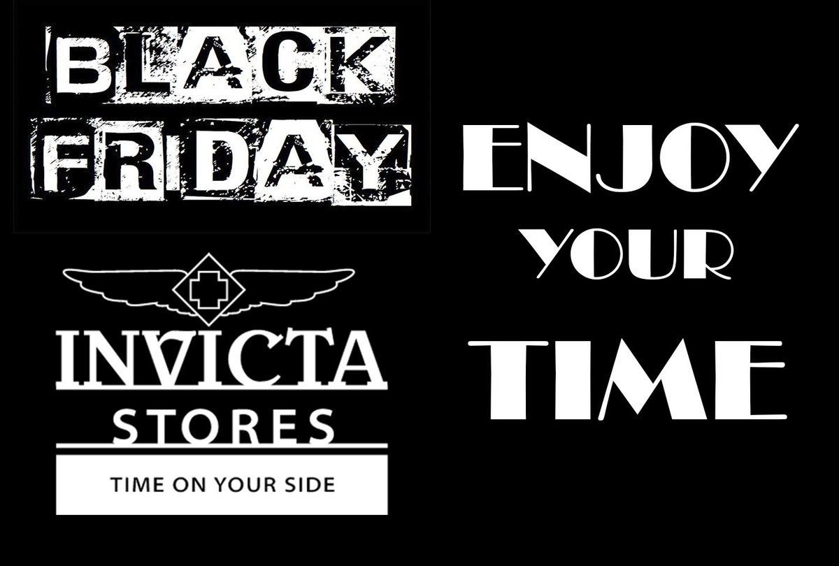 Invicta_Watches's tweet photo. Estais todos listos para el "BLACK FRIDAY"???????? El dia 27 de Noviembre ya esta a la vuelta de la esquina! https://t.co/GKcuQ5r9aj