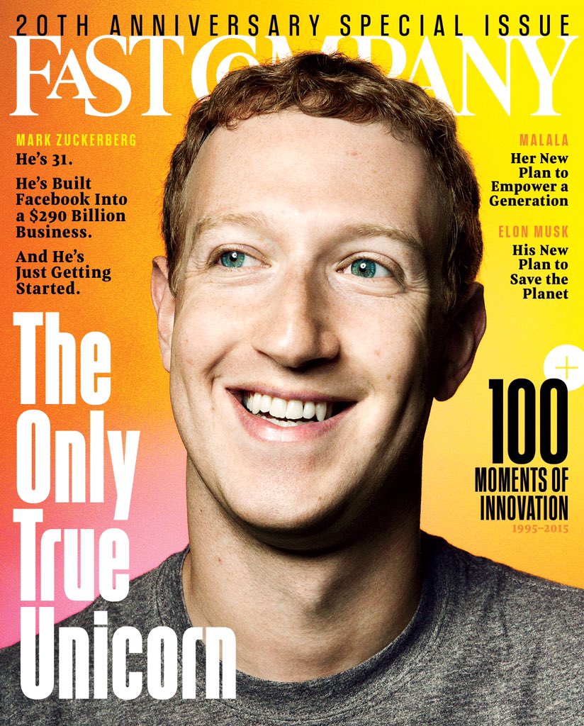 Марк Цукерберг Magazine Cover