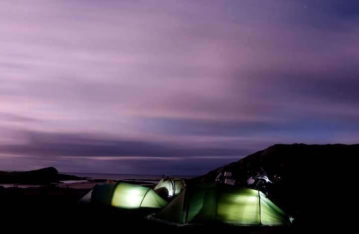 WintonMassif's tweet photo. Us #camping on #Colonsay in the Summer. #Scotland #visitscotland #motorbiketrip #motorcyclescotland https://t.co/JB3xkGgS6D