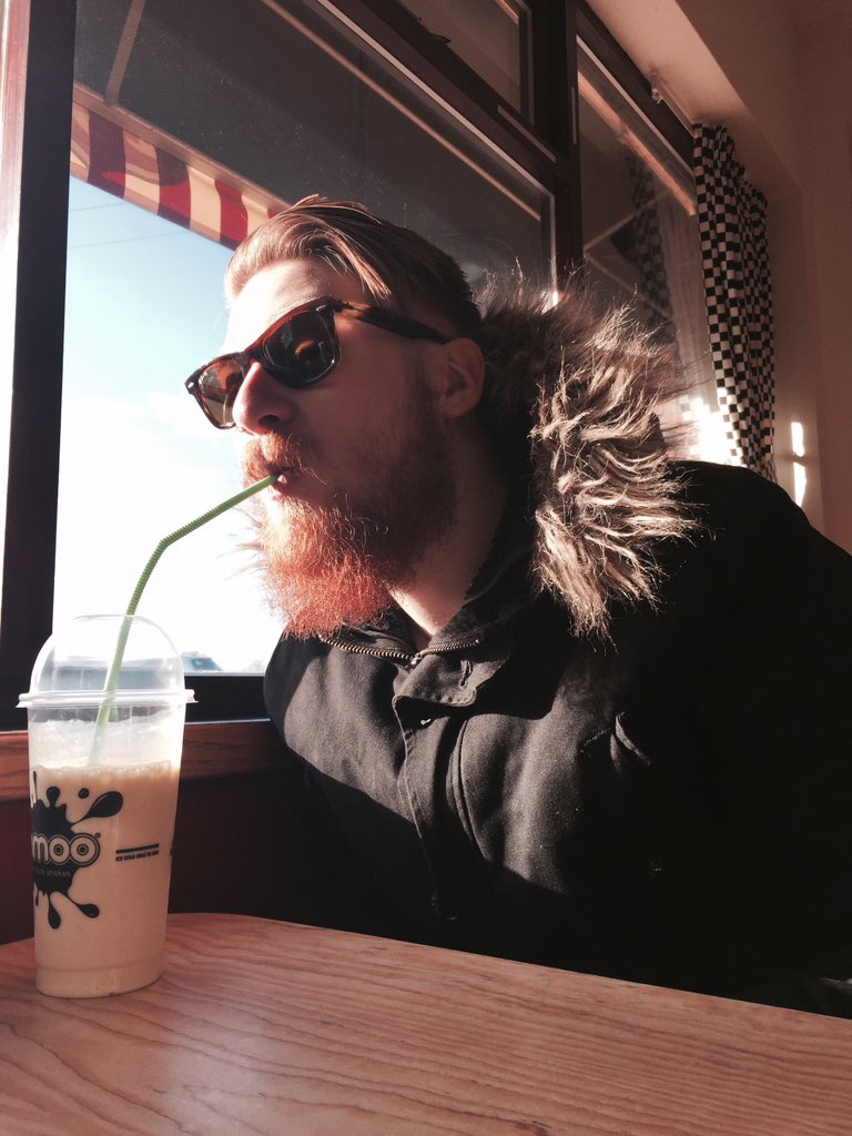 RoryIndiana's tweet photo. Service station milkshakes. @DanBassEly #BacktoBrighton https://t.co/TDIu5UM2pI