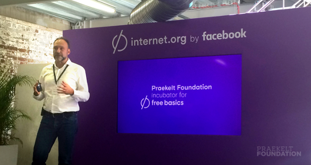 ReachHealth's tweet photo. Our CEO @gustavp announcing the launch of the Praekelt Foundation Incubator for Free Basics with @internet_org https://t.co/qttSdOHJpU