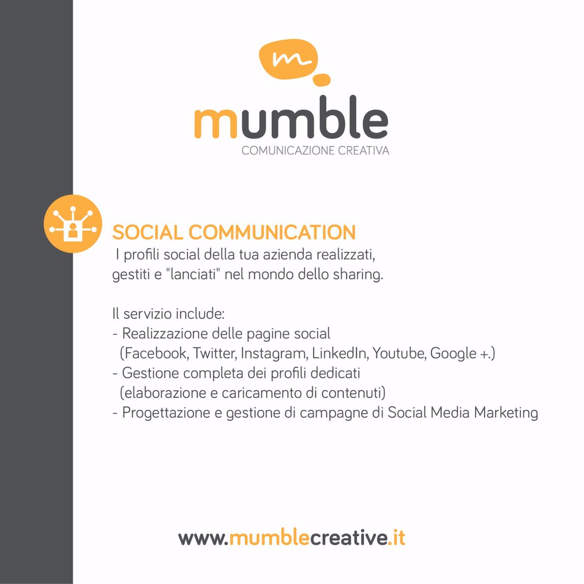 MumbleCreative's tweet photo. Ecco cos'altro facciamo! #mumblecreative https://t.co/L37a6IATR0