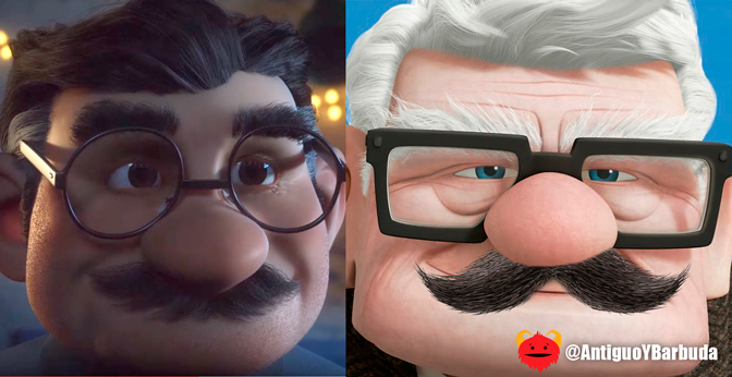 elcanaldekokoro's tweet photo. La moraleja del anuncio de la loteria es que Carl,el abuelillo de Up acaba de segurata en una fábrica #Justino https://t.co/0tz2KFbkxe
