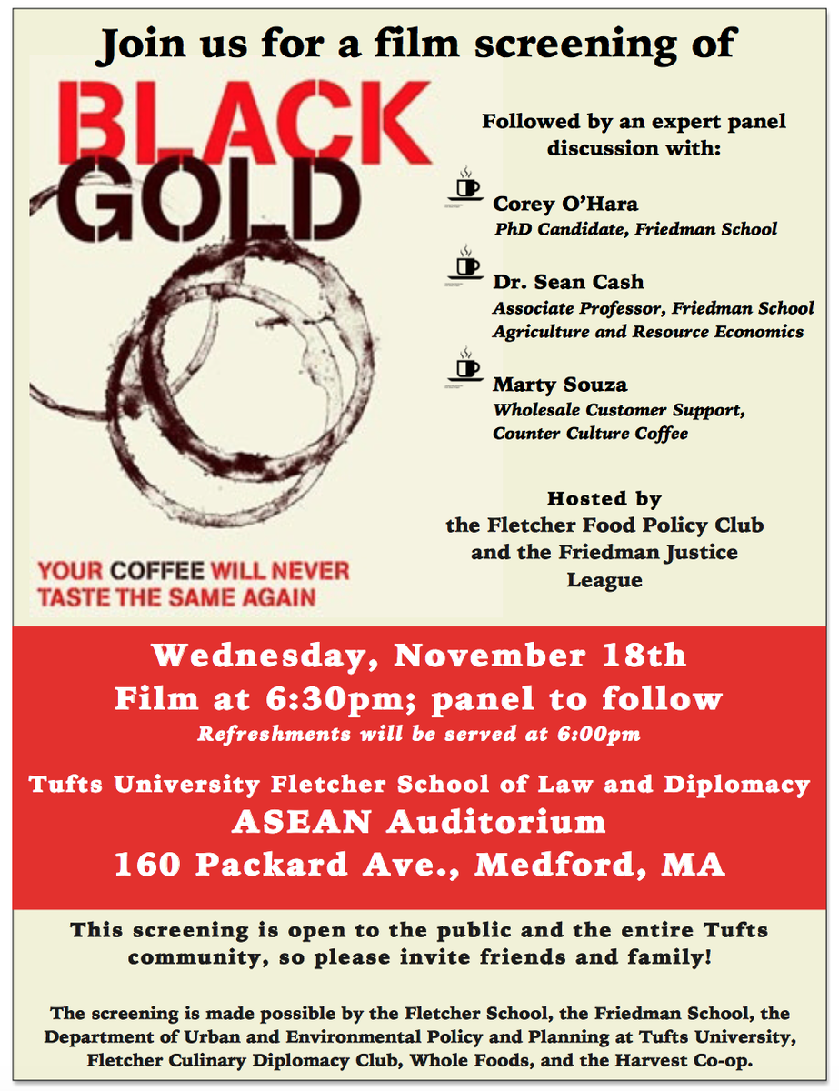 FJLeague's tweet photo. DON'T MISS IT! #BlackGold!! THIS WEDS 6:30 pm! Panel to follow: @SeanBCash, Cory O'Hara &amp; @julianagyeman! FREE EVENT https://t.co/kUr0RDXFIp