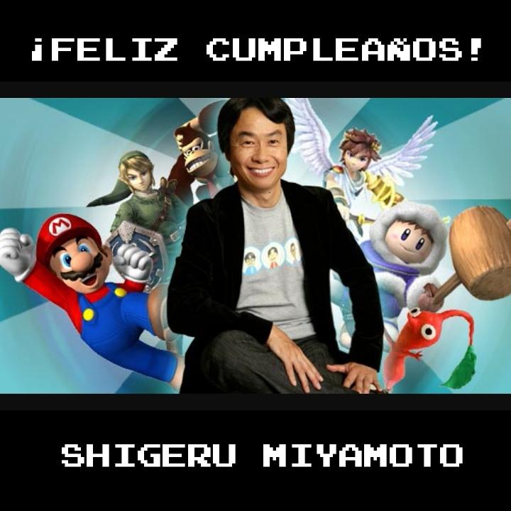 HAPPY BIRTHDAY SHIGERU MIYAMOTO!                