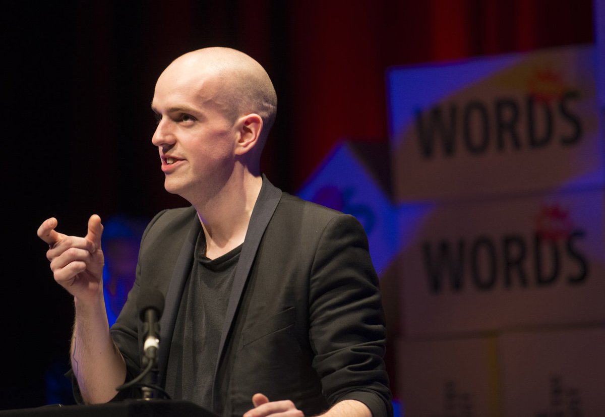 Photo's in of the #APF weekend and here's @AndrewPoetry on getting the Fenton Aldeburgh First Collection Prize!