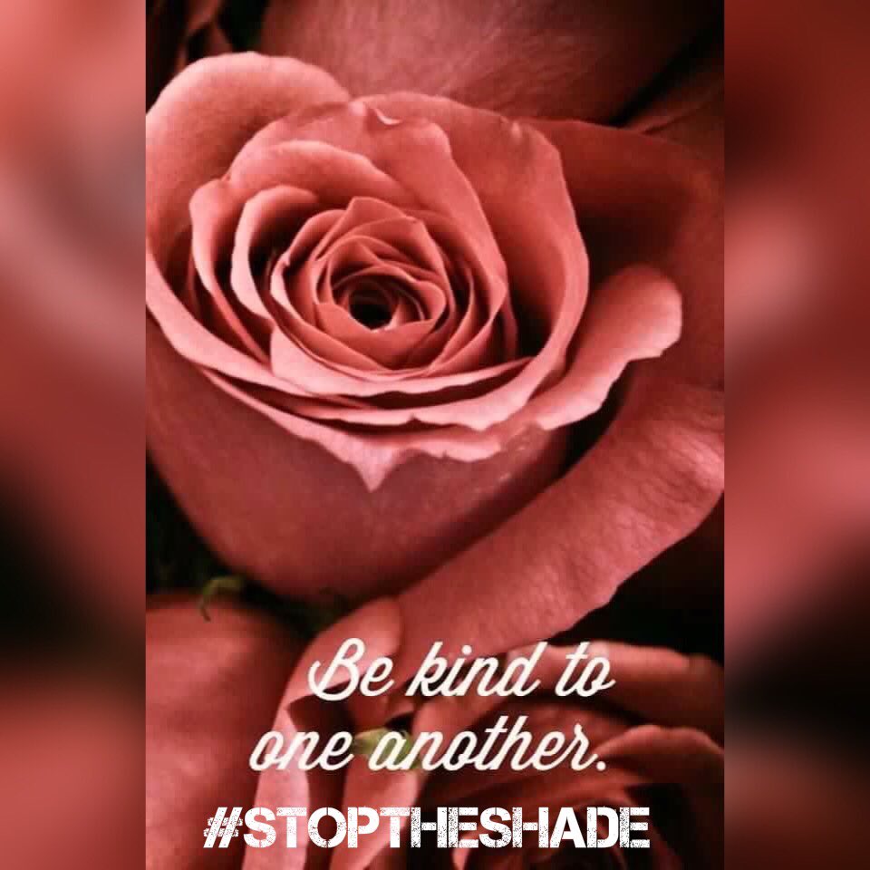 StopTheShadeCPN's tweet photo. We all live on this planet, together. Wake up. Smell the roses and #StopTheShade. https://t.co/rTDbzv3jwQ