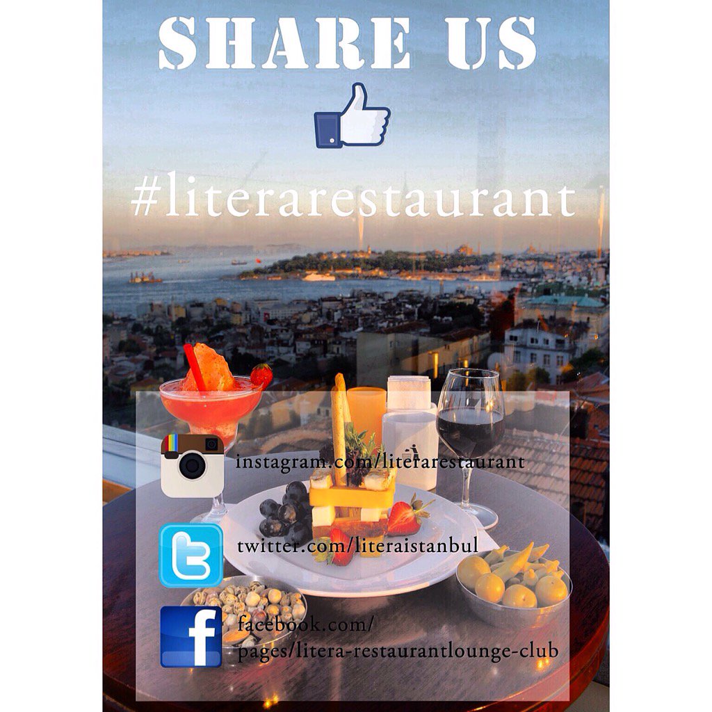literaistanbul's tweet photo. #ShareUs ... Paylaşımlarınıza #literarestaurant hashtag 'ini eklemeyi unutmayın👍
#tarihiyarımada #oldcityistanbul https://t.co/igZWV52DnA
