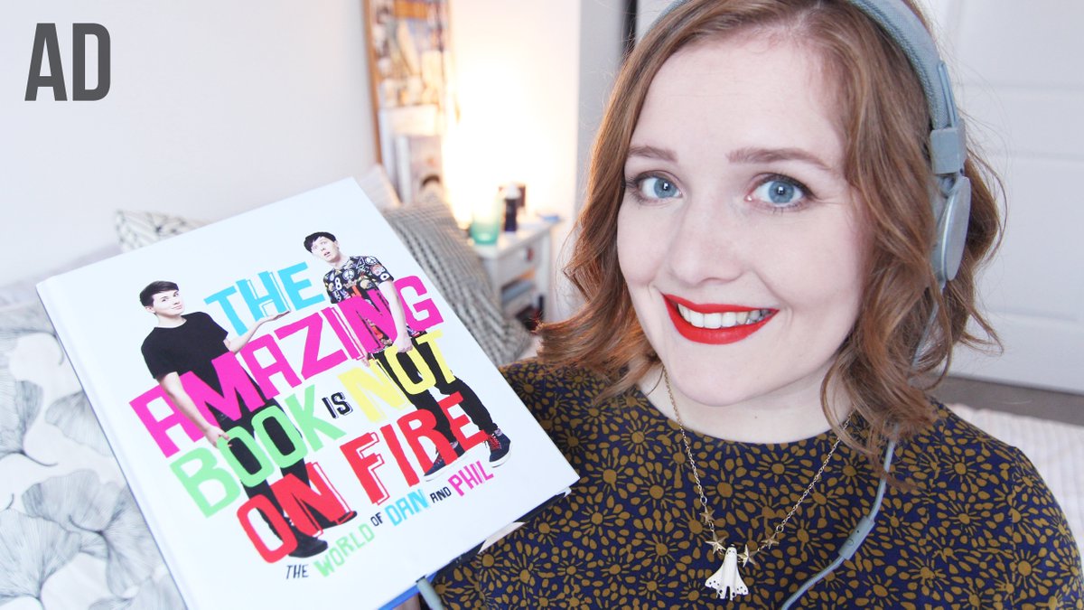 booksandquills's tweet photo. New video: The Book That Talks Back! feat. @danisnotonfire &amp; @AmazingPhil's #TAABINOF https://t.co/WMALr2JhOC #AD https://t.co/Vbbmr3qdUJ