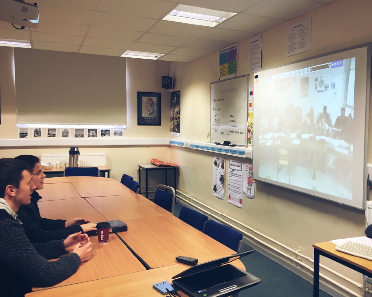 MsLCHelesSchool's tweet photo. Y13 French students discussing the Friday events with French students this morning. A very interesting discussion! https://t.co/lJLCCoryYp