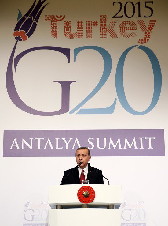 tcbestepe's tweet photo. “G-20 Ülkeleri, Terörizmle Mücadele Konusunda Güçlü Bir Duruş Ortaya Koydu” https://t.co/o19TCm84d5 @G20Turkey2015 https://t.co/iavTkp6YPE