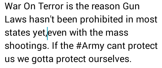 🙏  #GunLaws #WarOnTerror #ISIS #MassShootings #Army https://t.co/X4daQZM0Rh<a href="/tag/gunlaws"class="tags">#GunLaws</a><a href="/tag/waronterror"class="tags">#WarOnTerror</a><a href="/tag/isis"class="tags">#ISIS</a><a href="/tag/massshootings"class="tags">#MassShootings</a><a href="/tag/army"class="tags"><span>#army</span></a>