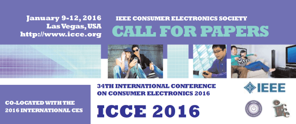 IEEE_TA's tweet photo. Learn about the Next Gen of Consumer Connectivity at #IEEE #ICCE2016. Colocated w/ #CES2016. https://t.co/el6gxrIfL3 https://t.co/aXwiKIzKA4