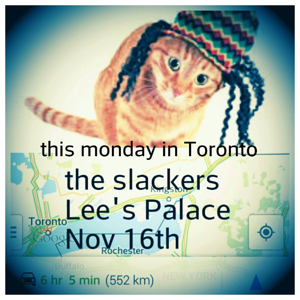 DareNListen's tweet photo. TONIGHT! The Slackers / Sound One / Holy Gasp. Lee's Palace TORONTO!
#ska #reggae #rocksteady #NYC #Slackers #TO https://t.co/e24rNUU3pz