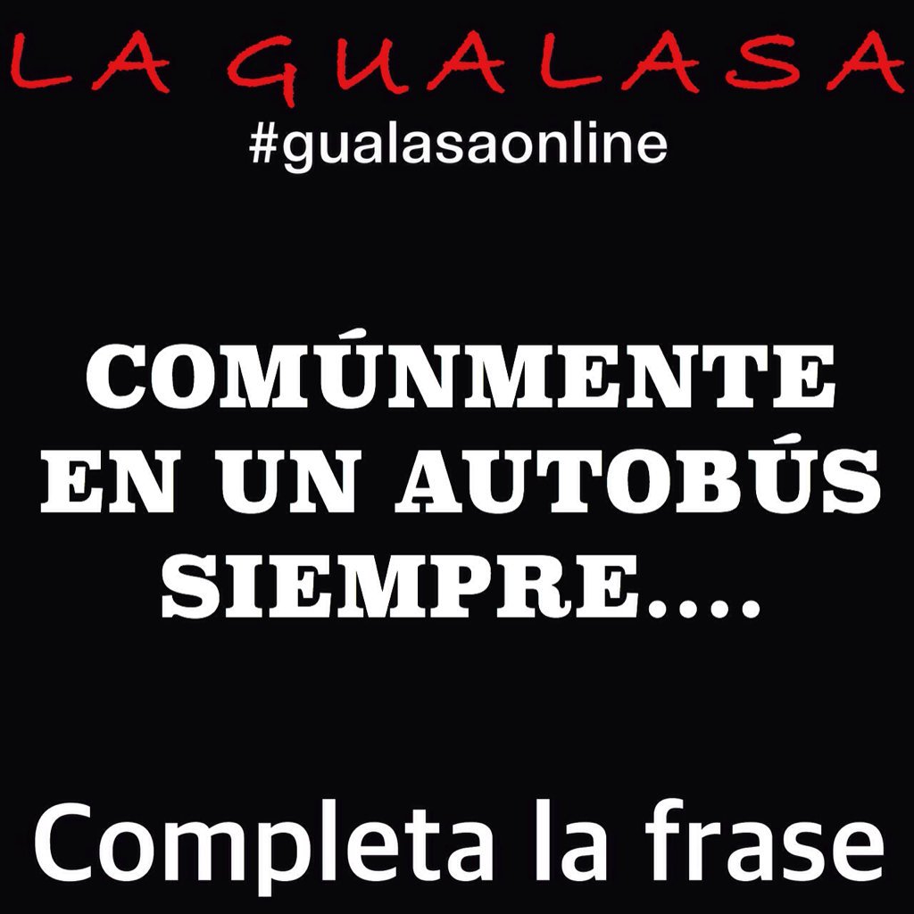 Comenta hoy #GualasaOnline 👇👇