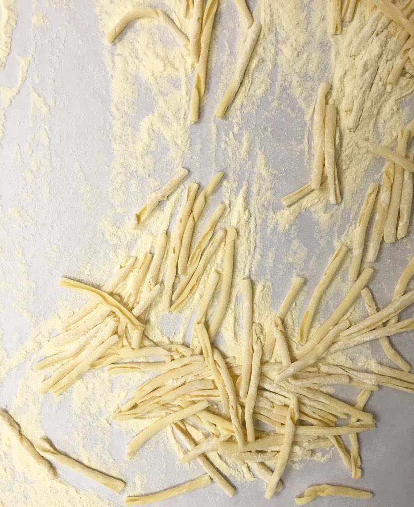 Morning pici making going on in the West Village! #Frankies570