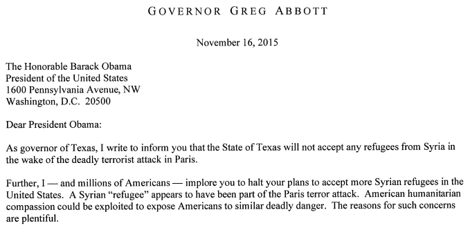 Michigan, Alabama &amp; Texas governors say they won't accept Syrian refugees. ajplus.co/mpda