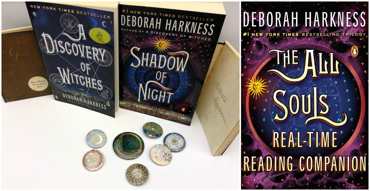 PenguinBooks's tweet photo. RT for chance to win this @DebHarkness swag! Download FREE #AllSouls Reading Companion tmrw: https://t.co/efeRCwDN8f https://t.co/Kqtdl1Iq3b