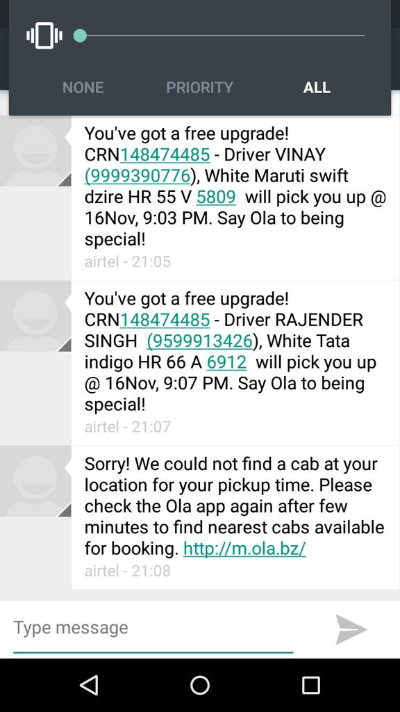 gaurav_248's tweet image. @Olacabs pulling magic tricks.  Vanishing cars in a minute. #useuber