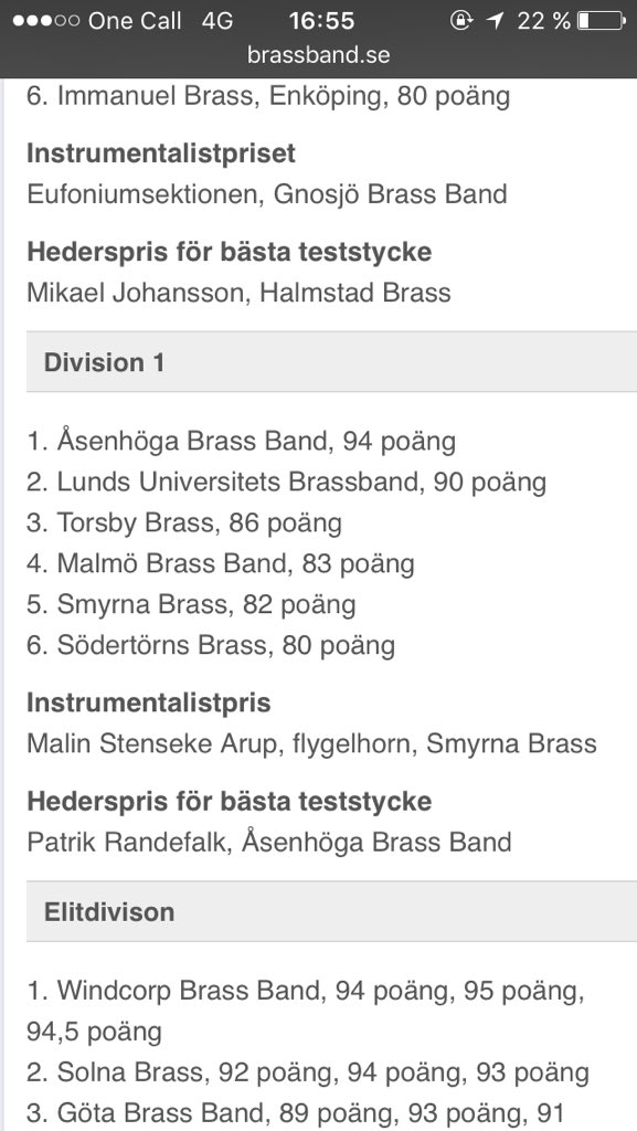 Once again we managed to get the first place in the 1st division at the Swedish Nationals! Fantastic result for us!
