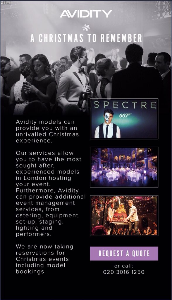 AvidityModels's tweet image. Let Avidity take care of everything this Christmas and New year 🎅🏼🎁🎉 #model #party #christmas #events #host #newyear