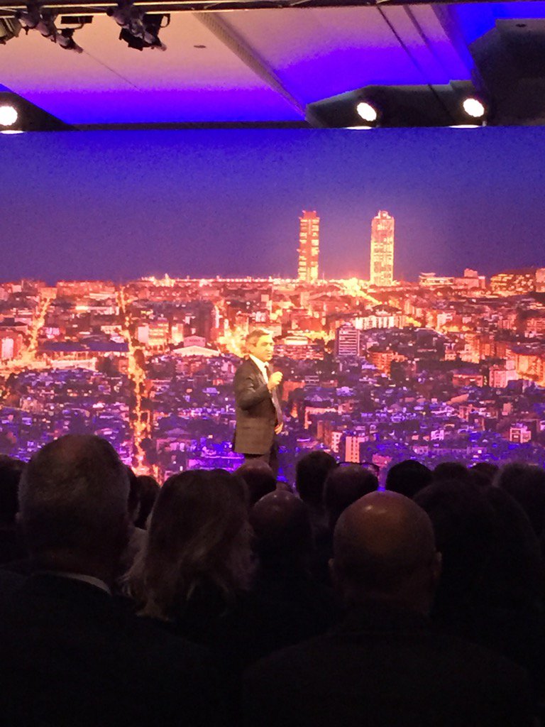 SameerPatel's tweet image. . @RobertEnslin kicks off #SAPSelectBCN. Starts by remembering the fallen in Paris.