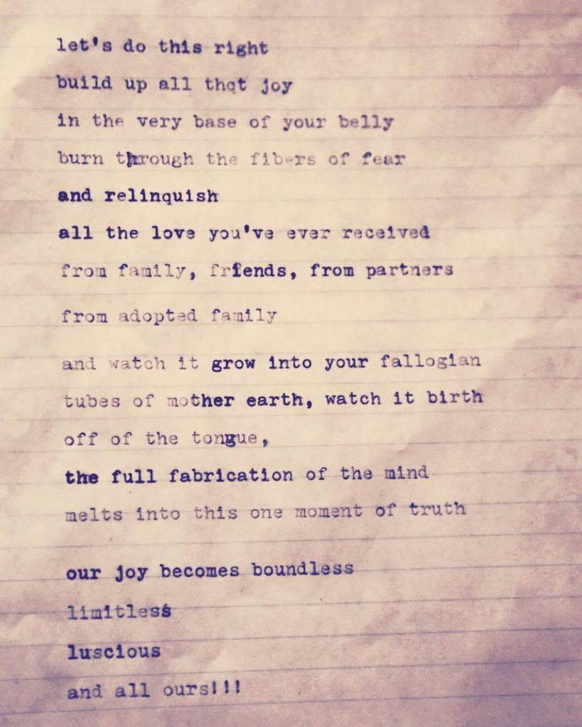 NANToronto's tweet photo. #Emergence15 poem written by #WhitneyFrench live during the opening night cabaret. #artseq… https://t.co/97w8Aq3OKO https://t.co/KnRT6szyD8