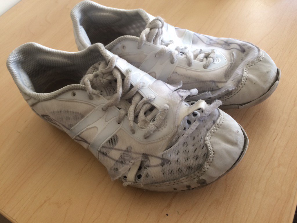 old cheer shoes