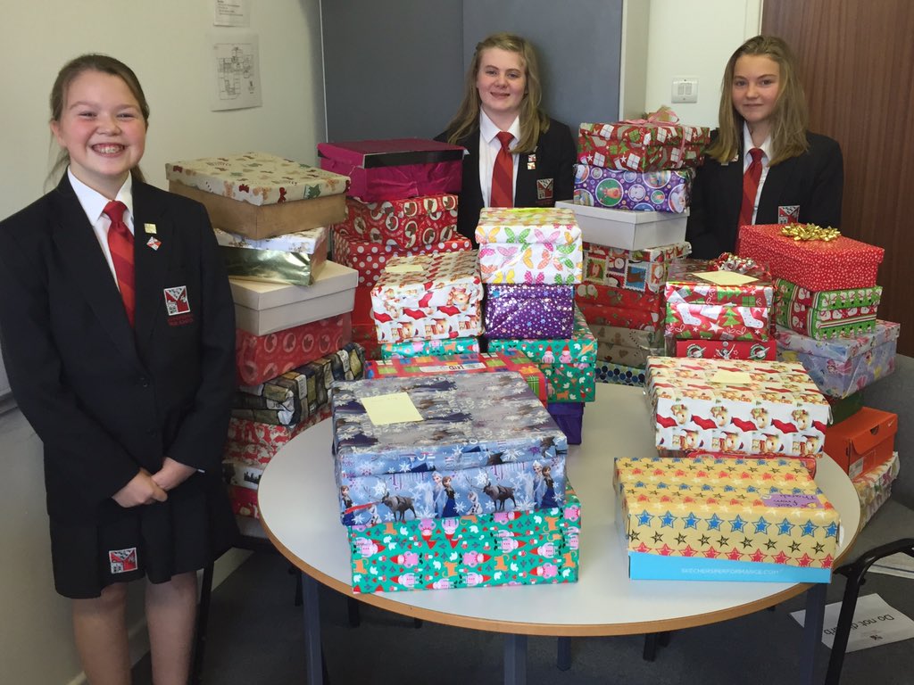 #shoeboxappeal #occ Brilliant response frm students donating to Operation Christmas Child. @SaxmundhamFS @SFFSTrust