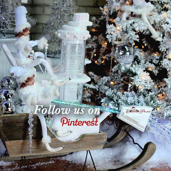 Can't get enough Christmas Spirit? Follow us on Pinterest.com/ChristmasPalace! #ChristmasPalace