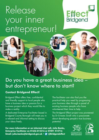 BridgendForum's tweet photo. Have a #business idea you want to get off the ground? Contact @BridgendEFFECT for advice and support to get started! https://t.co/VMpOuC34WN