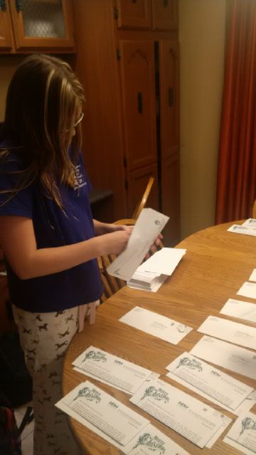 HDH_Foundation's tweet photo. Guess what we've been up to! #Christmas2015 #StuffingEnvelopes @HDHospital https://t.co/I20hwmdzOF