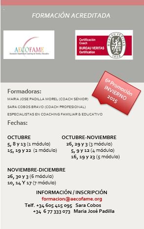 AECOFAM's tweet photo. Hoy Nuestra Familia: Un sistema familiar Con Mar Venzal  "Especialista en Coaching Familiar y Educativo. Online. https://t.co/3Cu6vAYZgr