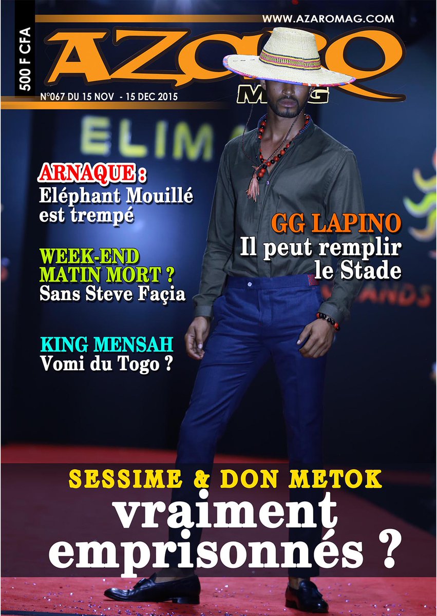 AzaroMag's tweet image. LE NOUVEAU NUMERO DU MAGAZINE AZARO EST DEJA DANS LES KIOSQUES.
A LIRE. PUB ET ABONNEMENT: +229 97 55 95 95