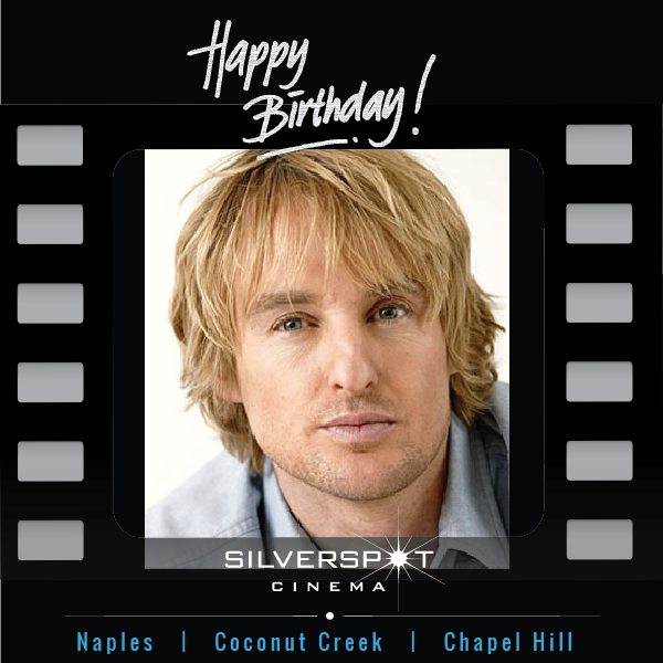 Happy birthday to Owen Wilson 